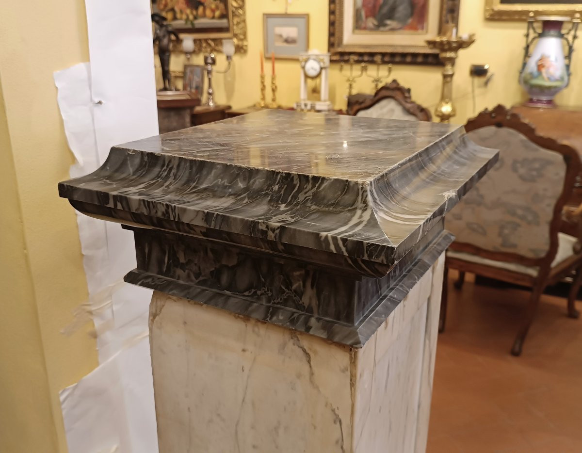 COLONNA IN MARMO IMPERO PRIMO XIX SECOLO -photo-4