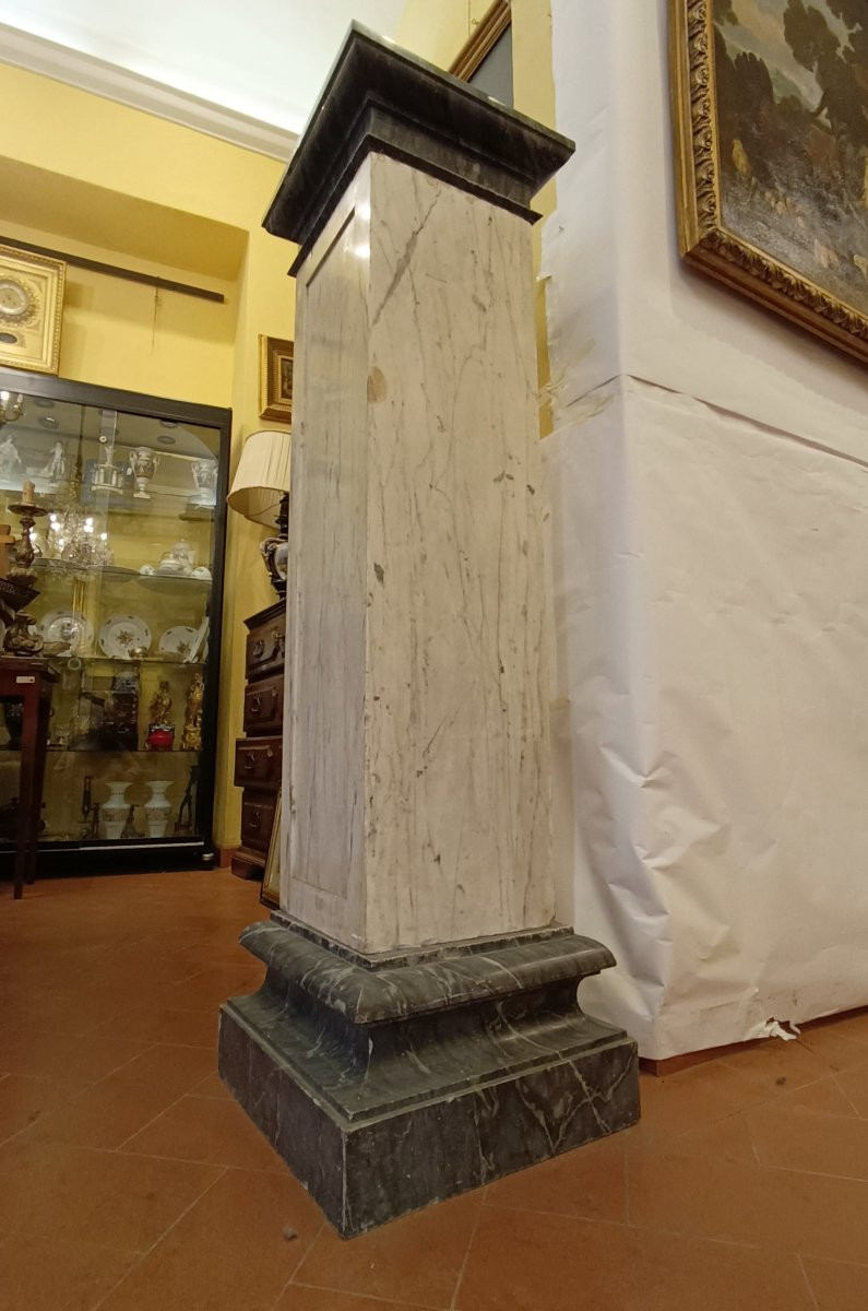 COLONNA IN MARMO IMPERO PRIMO XIX SECOLO -photo-3