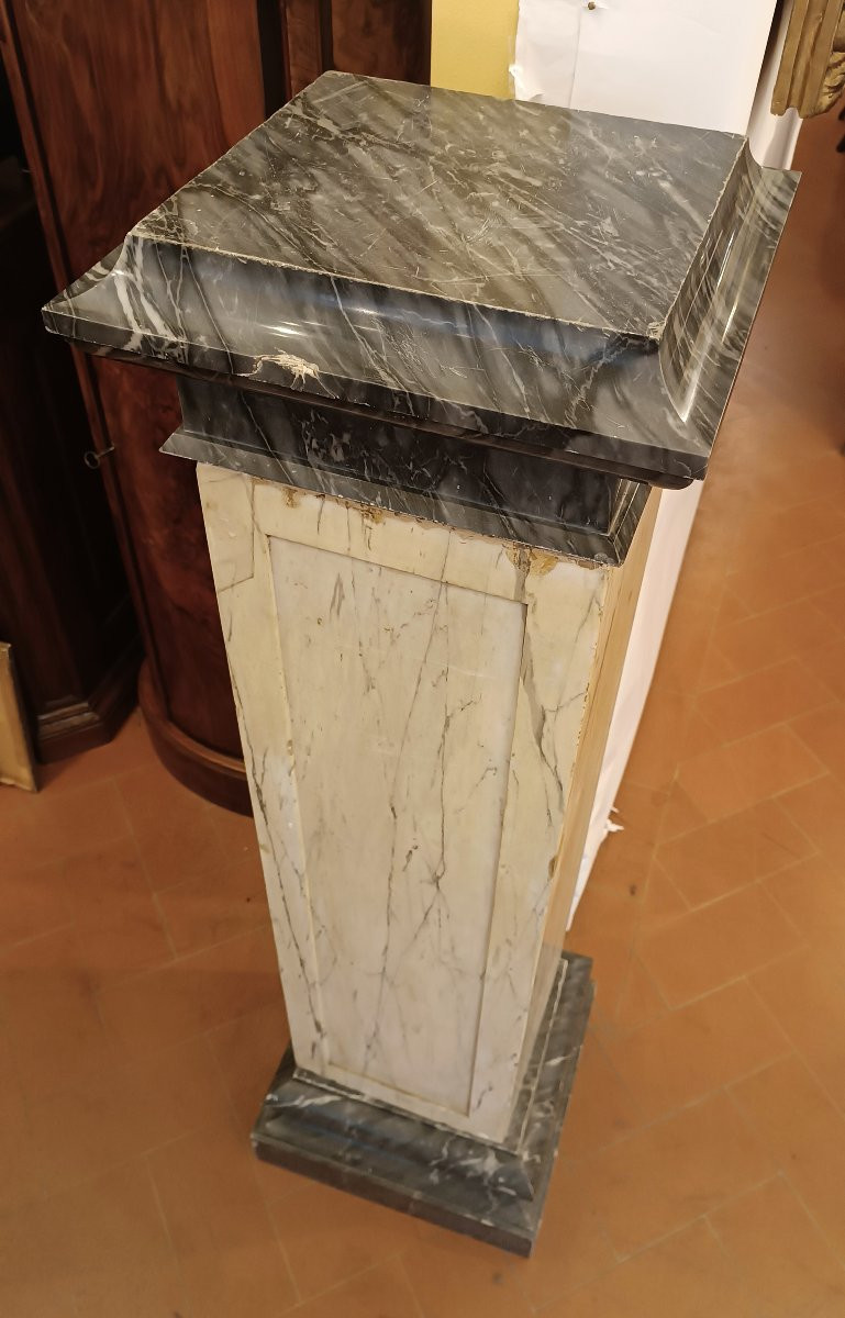 COLONNA IN MARMO IMPERO PRIMO XIX SECOLO -photo-5