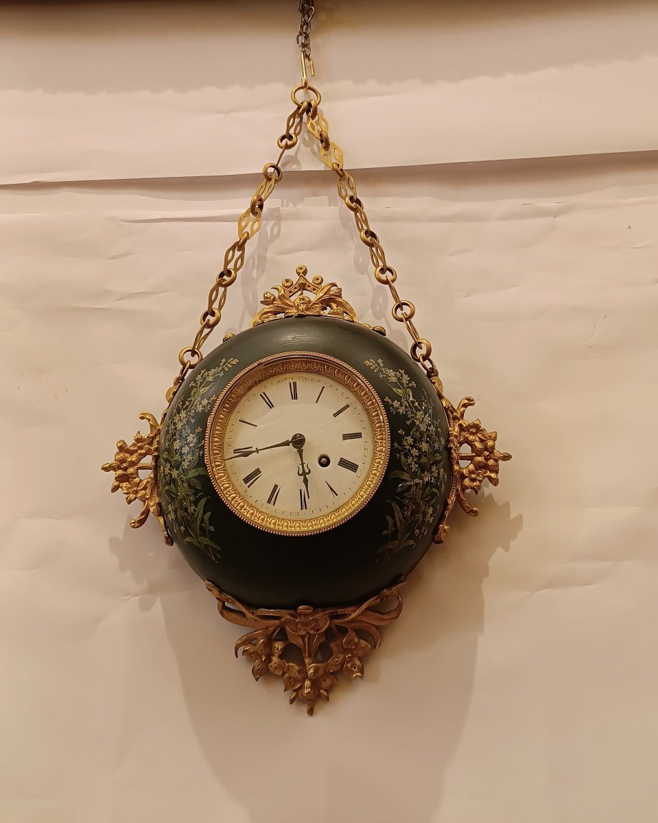 OROLOGIO CON CATENA SECONDA META' XIX SECOLO-photo-2