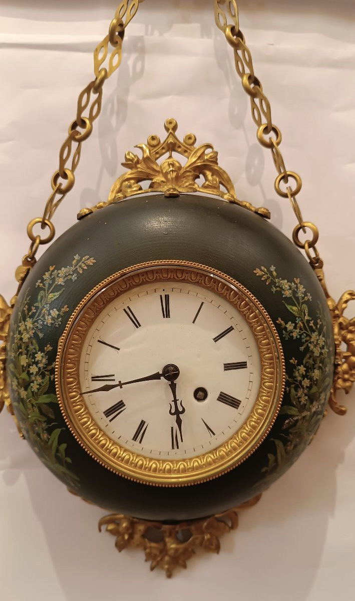 OROLOGIO CON CATENA SECONDA META' XIX SECOLO-photo-3