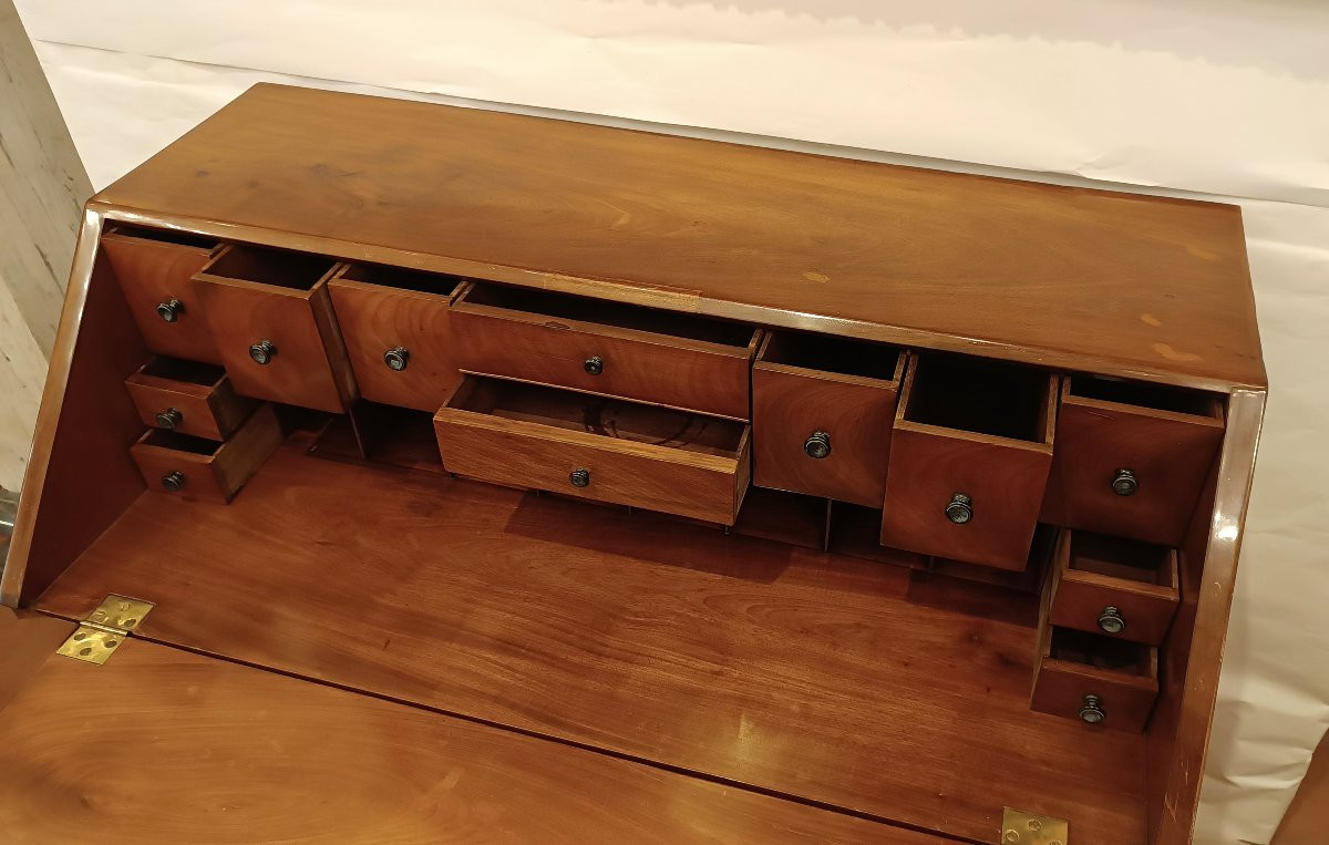 RIBALTA IN MOGANO VITTORIANA META' XIX SECOLO -photo-4