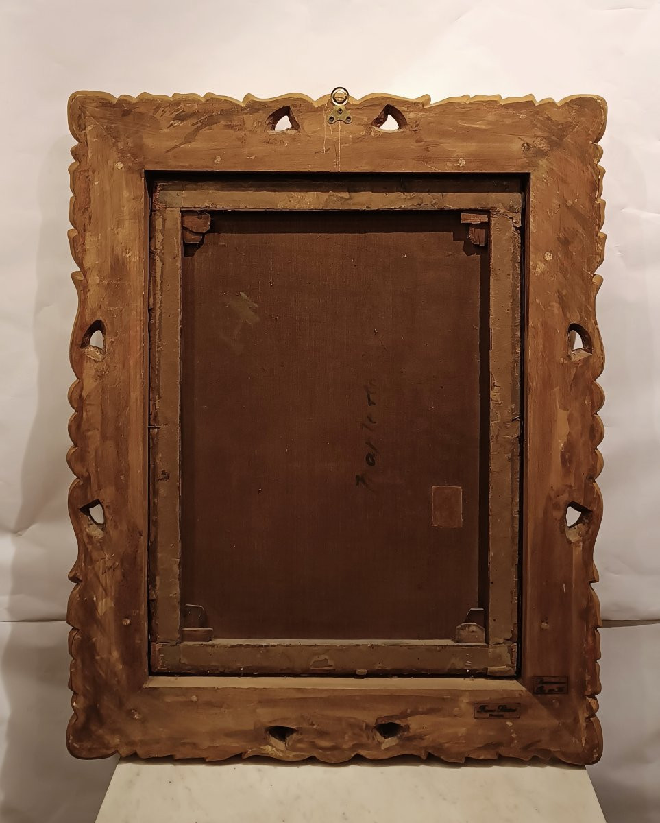 DIPINTO CON SCORCIO DI FIRENZE PRIMA META' XIX SECOLO -photo-5