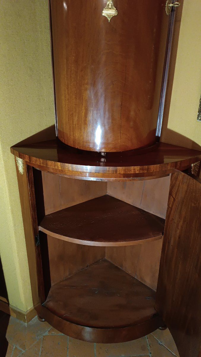 ANGOLIERA IMPERO IN MOGANO PRIMO XIX SECOLO-photo-3