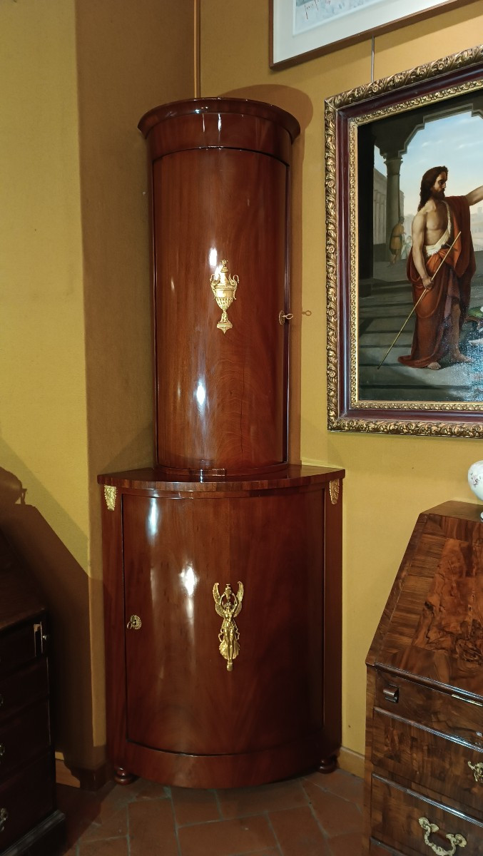 ANGOLIERA IMPERO IN MOGANO PRIMO XIX SECOLO