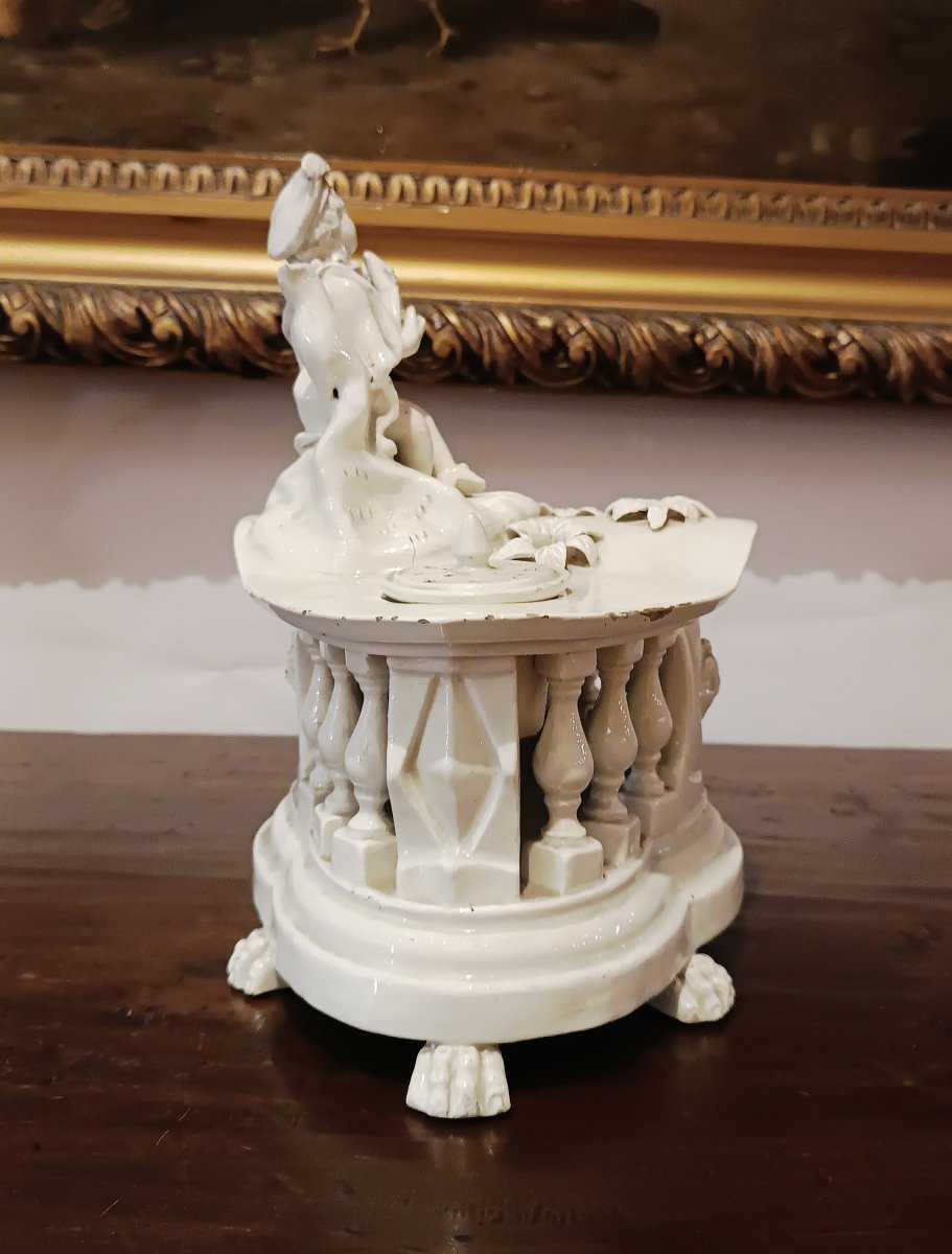 CALAMAIO IN PORCELLANA D'ESTE FINE XVIII SECOLO-photo-6