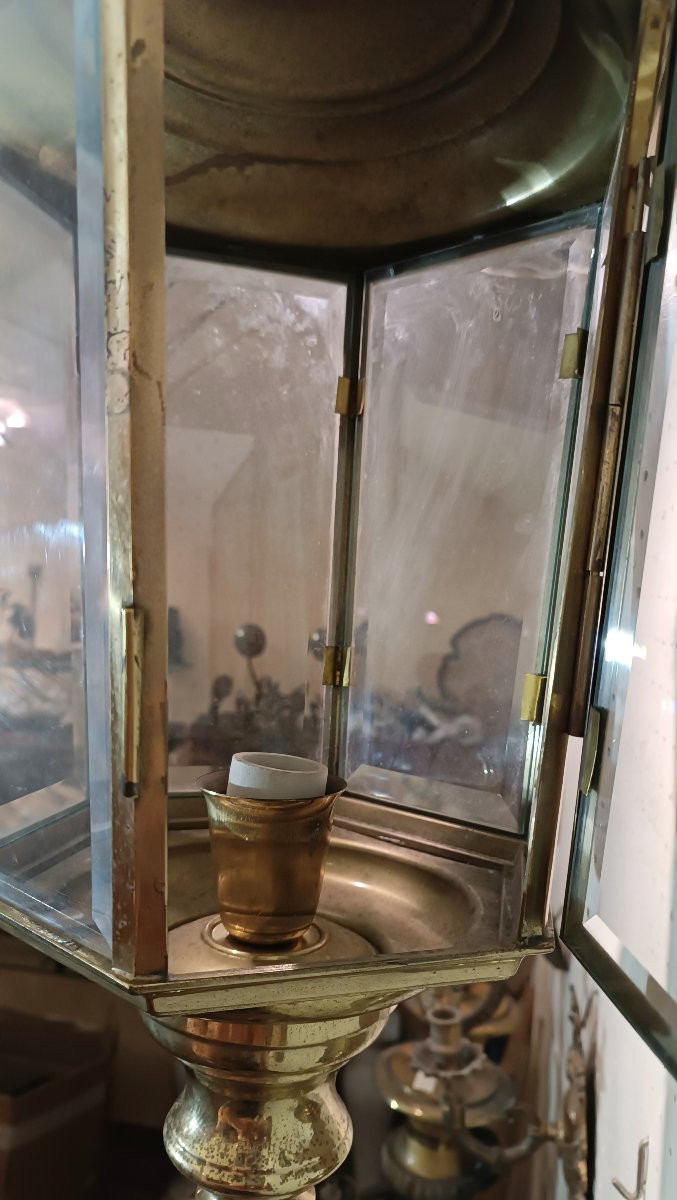 COPPIA DI LUCERNE DA CARROZZA FINE XIX SECOLO-photo-6