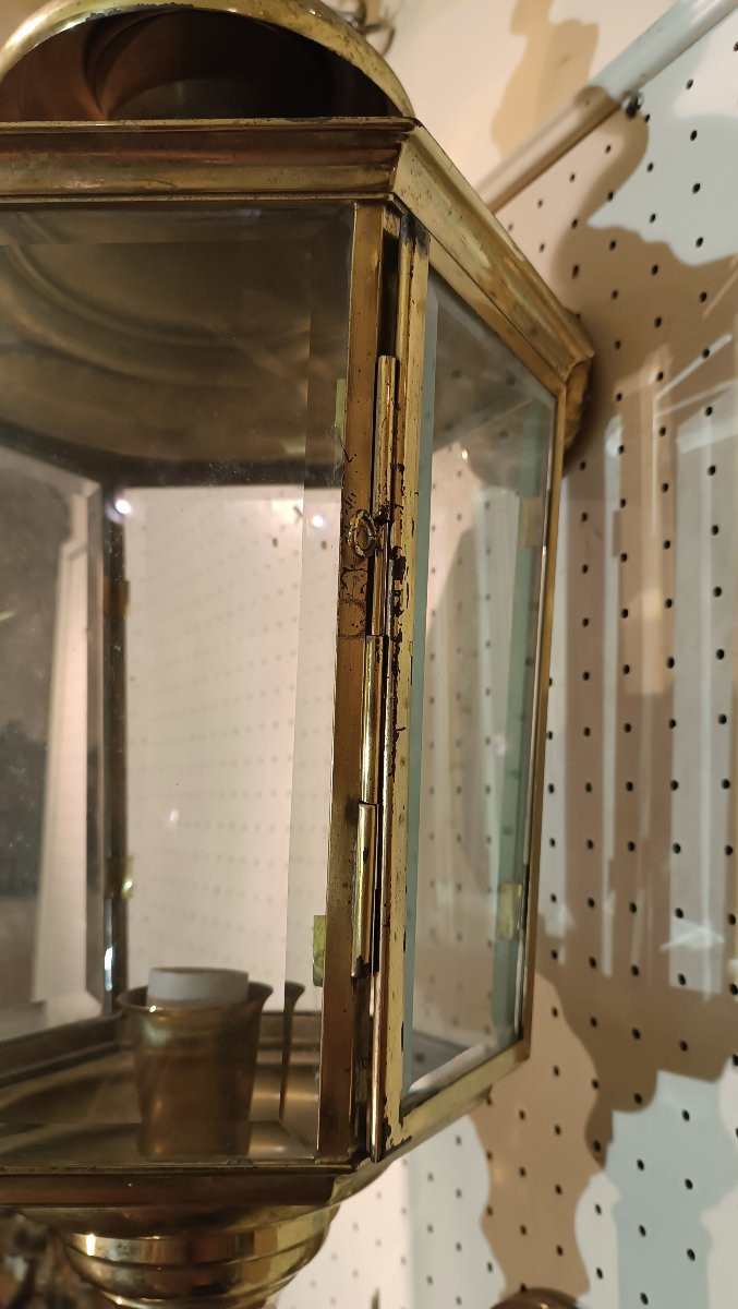 COPPIA DI LUCERNE DA CARROZZA FINE XIX SECOLO-photo-8