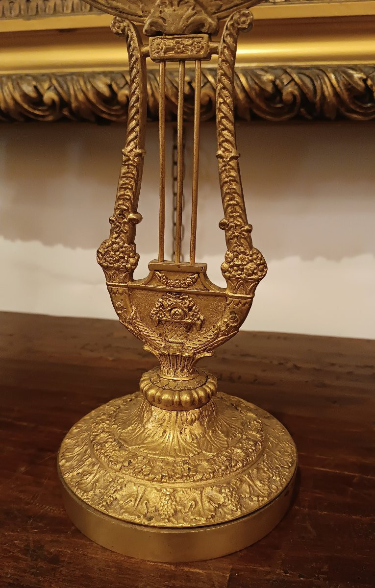 PICCOLO SPECCHIO IMPERO PRIMO XIX SECOLO-photo-4