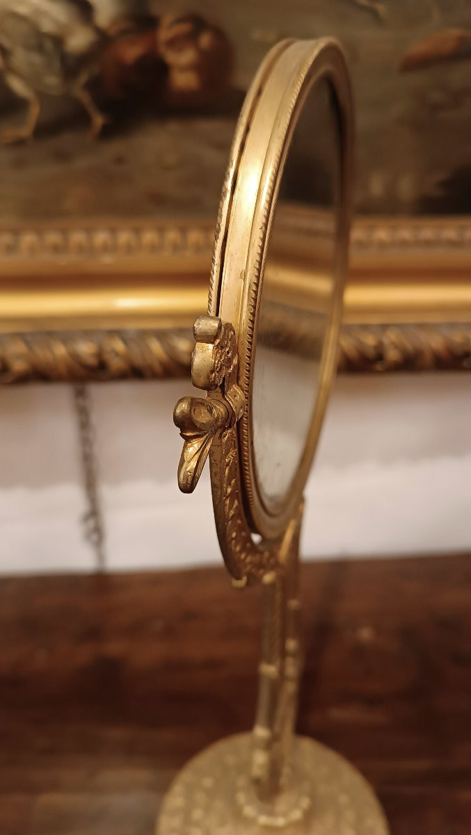 PICCOLO SPECCHIO IMPERO PRIMO XIX SECOLO-photo-4