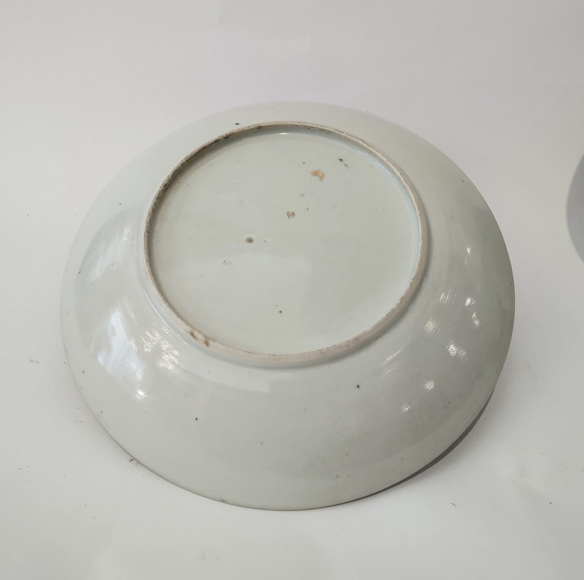 COPPIA DI PIATTI IN PORCELLANA CINESE SECONDA META' XVIII SECOLO-photo-2