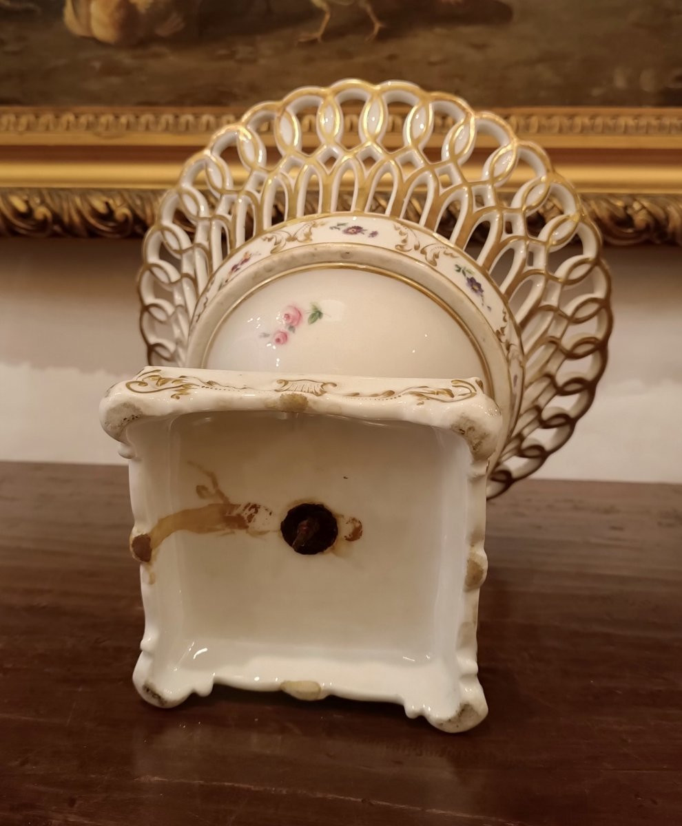 FRUTTIERA IN PORCELLANA META' XIX SECOLO-photo-4