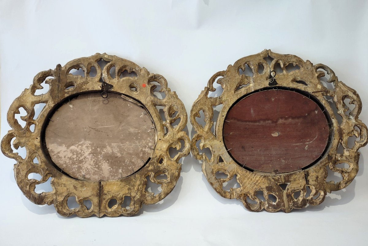 COPPIA DI PAESAGGI A OLIO SU TAVOLETTA INIZIO DEL XIX SECOLO-photo-1