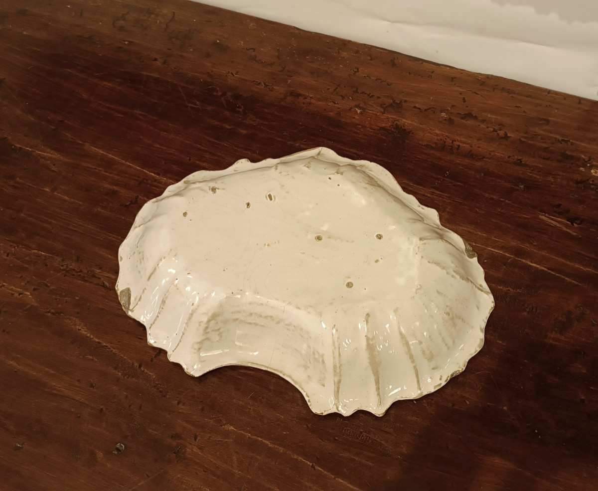 VASSOIO PER BARBA IN MAIOLICA FINE XVIII SECOLO-photo-4