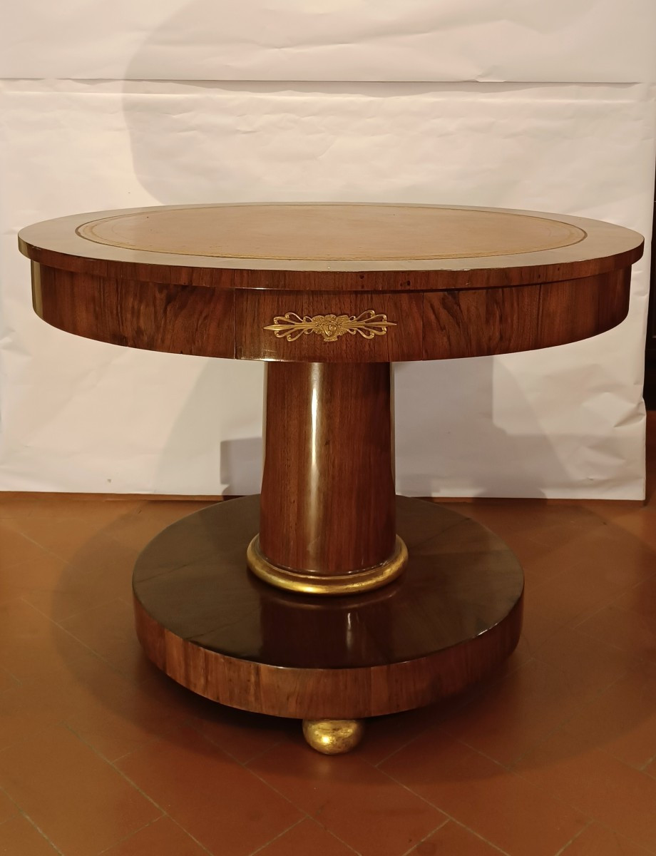 TAVOLO IN NOCE DIRETTORIO FINE XVIII SECOLO