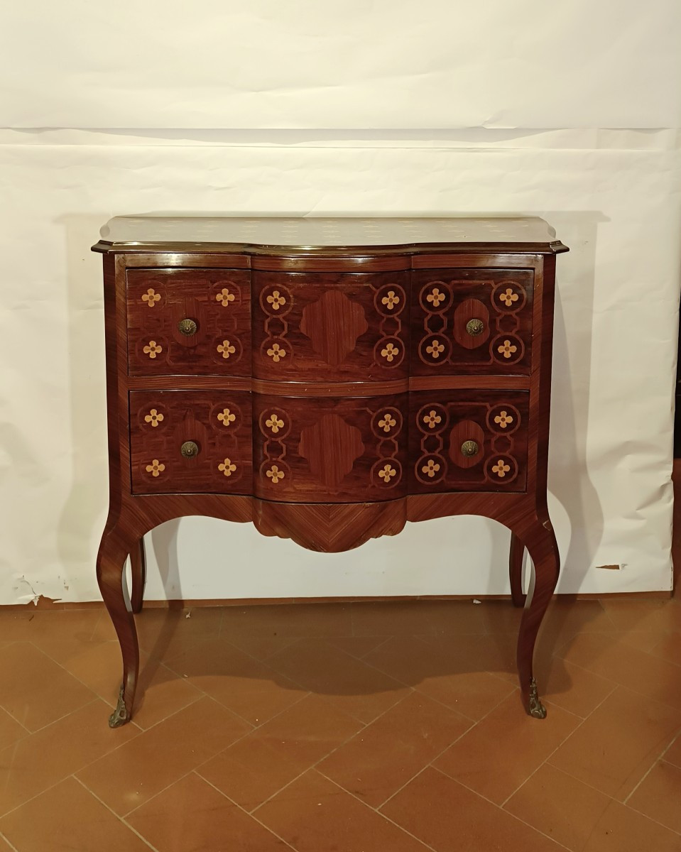 CASSETTONE CON INTARSI INIZI XX SECOLO