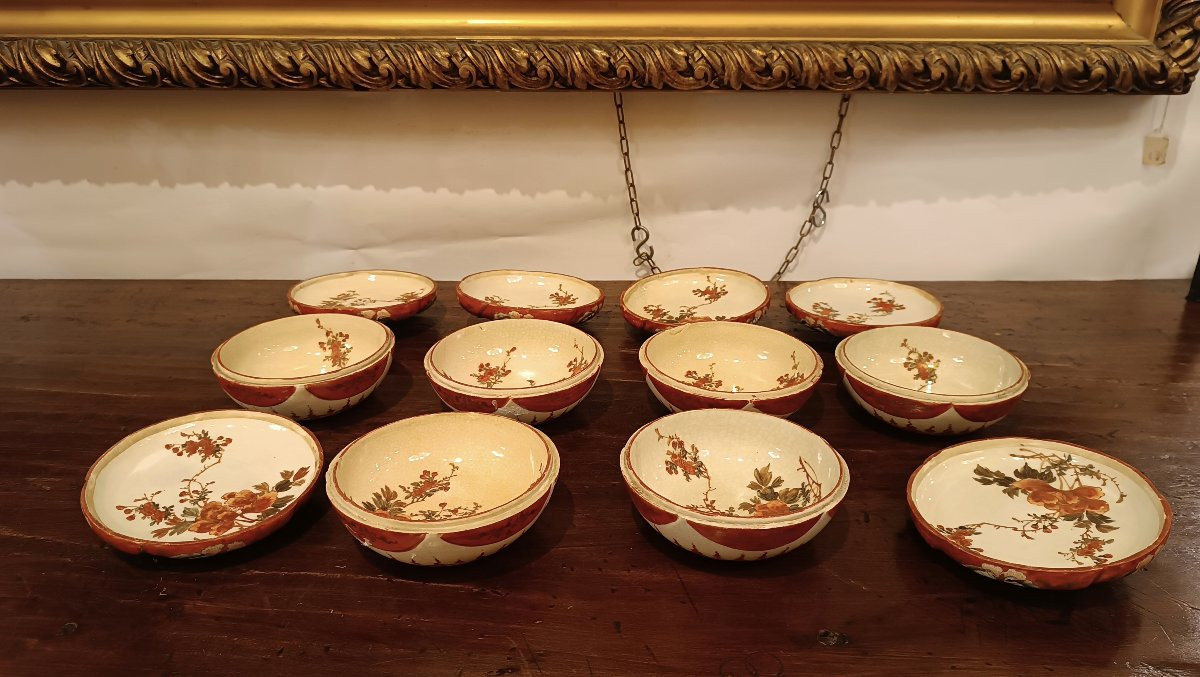 SERIE DI SEI PICCOLE COPPE KUTANI XIX SECOLO -photo-4