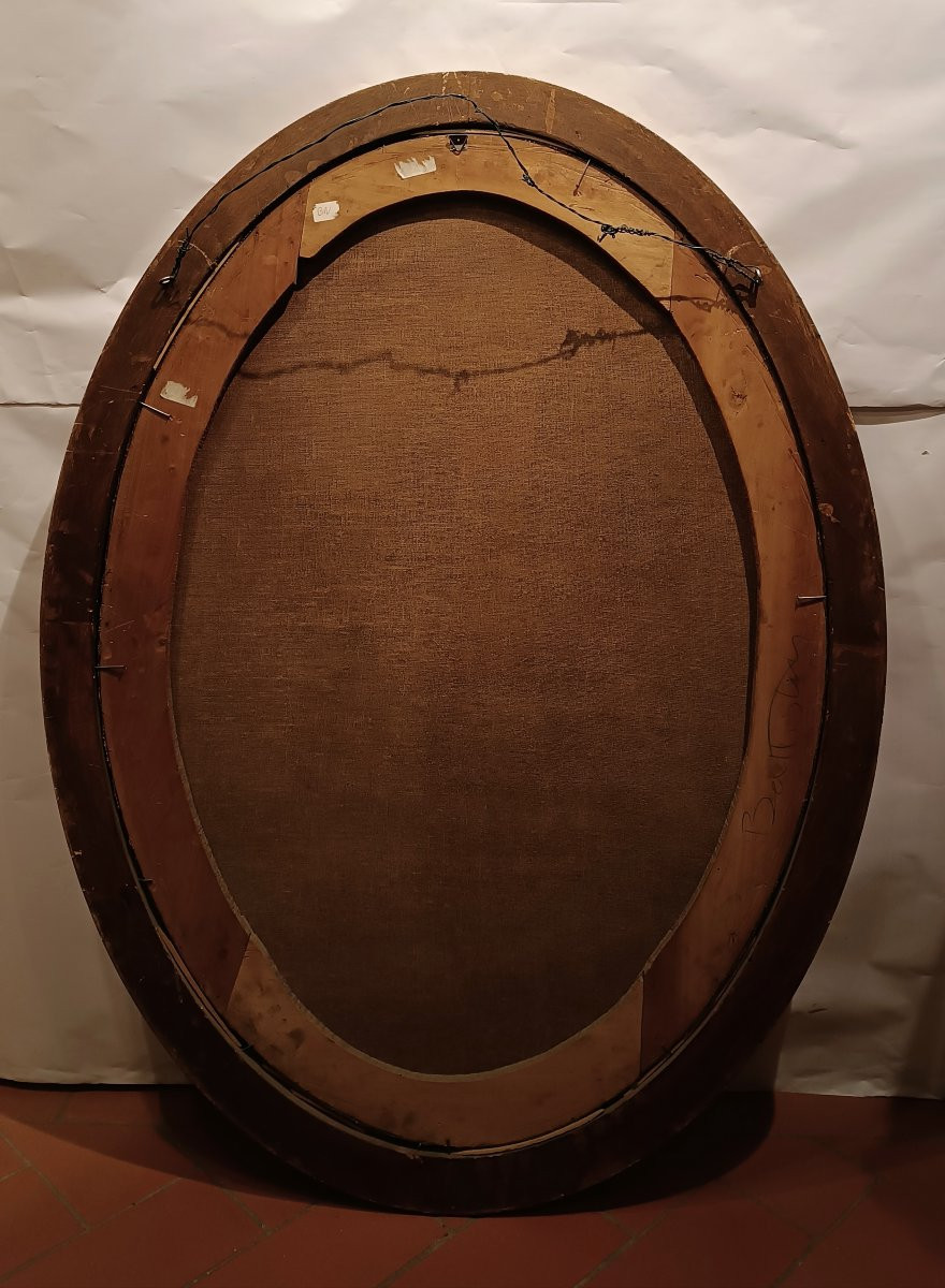 RITRATTO OVALE DI GIOVANE DONNA SECONDA META' XVIII SECOLO-photo-2