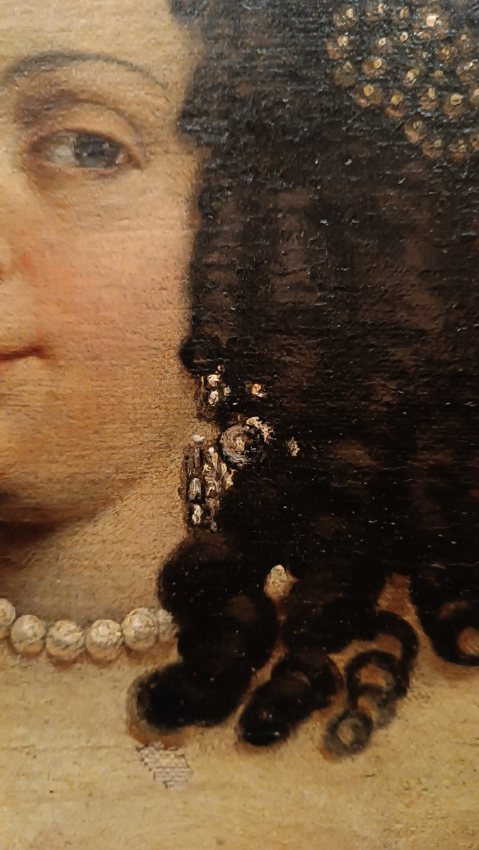 RITRATTO OVALE DI GIOVANE DONNA SECONDA META' XVIII SECOLO-photo-3