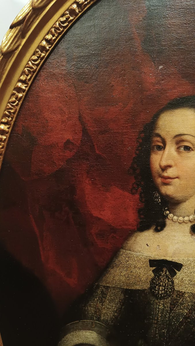 RITRATTO OVALE DI GIOVANE DONNA SECONDA META' XVIII SECOLO-photo-6