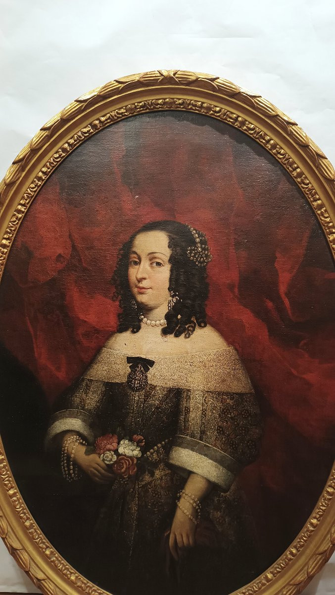 RITRATTO OVALE DI GIOVANE DONNA SECONDA META' XVIII SECOLO-photo-7