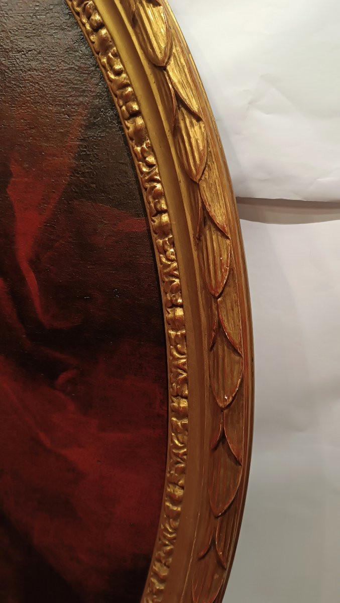 RITRATTO OVALE DI GIOVANE DONNA SECONDA META' XVIII SECOLO-photo-8