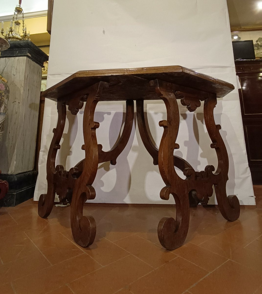 CONSOLLE LUIGI XIV IN NOCE SECONDA META' XVII SECOLO-photo-2