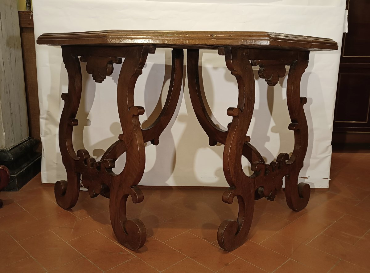 CONSOLLE LUIGI XIV IN NOCE SECONDA META' XVII SECOLO-photo-3