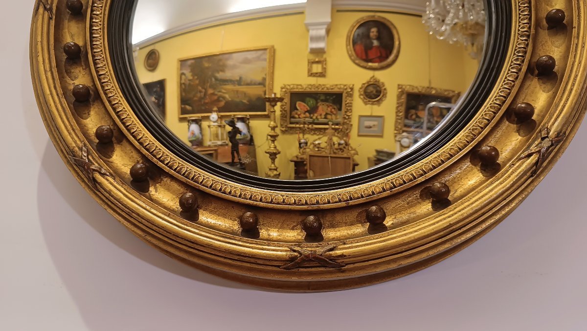 SPECCHIERA BOMBATA E DORATA XIX SECOLO-photo-1