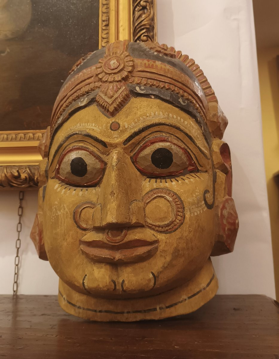 MASCHERA DA CERIMONIA INDIANA PRIMI XX SECOLO -photo-2