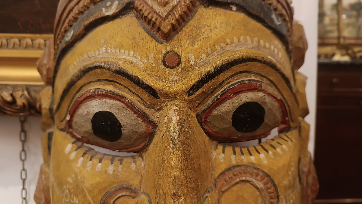 MASCHERA DA CERIMONIA INDIANA PRIMI XX SECOLO -photo-3