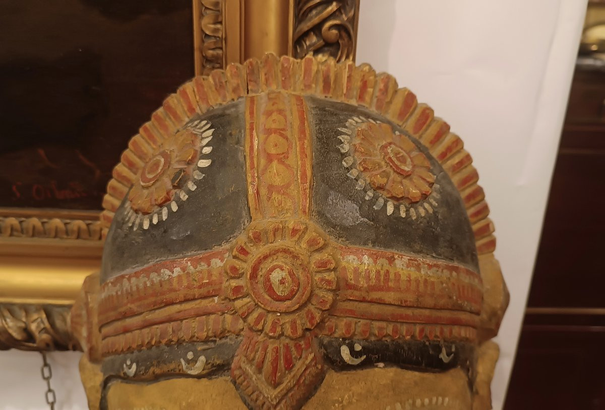 MASCHERA DA CERIMONIA INDIANA PRIMI XX SECOLO -photo-1