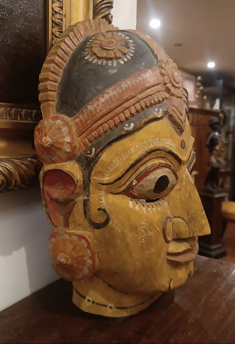 MASCHERA DA CERIMONIA INDIANA PRIMI XX SECOLO -photo-3