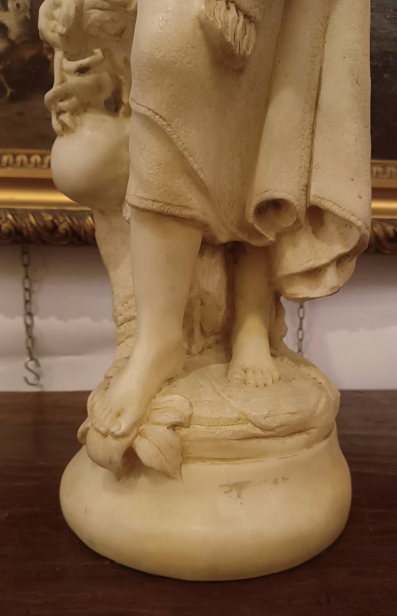 SCULTURA FEMMINILE IN ALABASTRO INIZIO XX SECOLO -photo-5