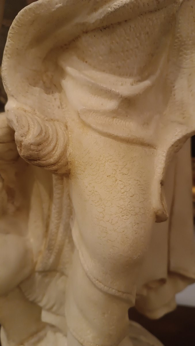 SCULTURA FEMMINILE IN ALABASTRO INIZIO XX SECOLO -photo-6