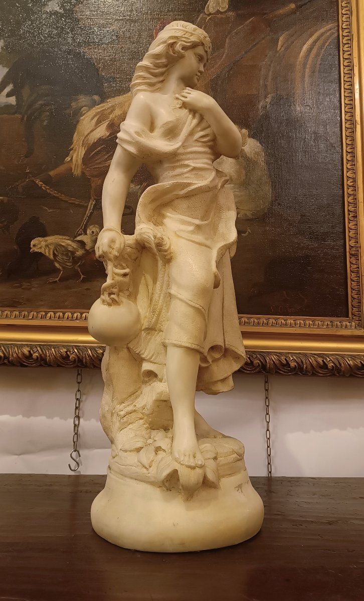 SCULTURA FEMMINILE IN ALABASTRO INIZIO XX SECOLO -photo-7