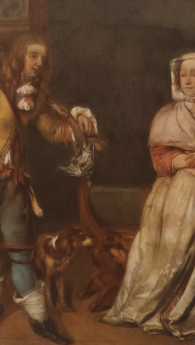 INCISIONE DI LASINIO CON PERSONAGGI SECONDA META' XVIII SECOLO -photo-2