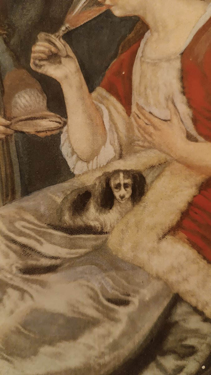 INCISIONE DI LASINIO CON FAMIGLIA MIRIS SECONDA META' XVIII SECOLO -photo-4