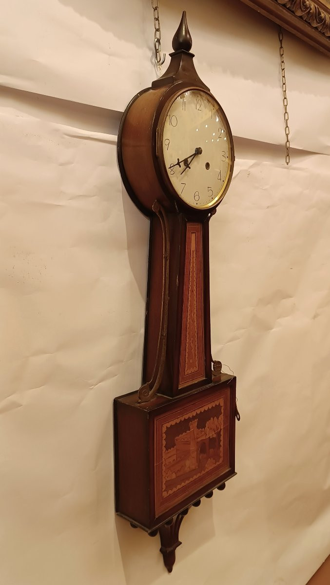 OROLOGIO A BANJO CON INTARSIATO PRIMI XX SECOLO-photo-2