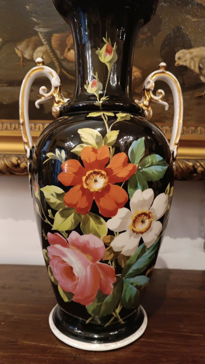 COPPIA DI VASI GINORI DOCCIA PRIMI XIX SECOLO -photo-2