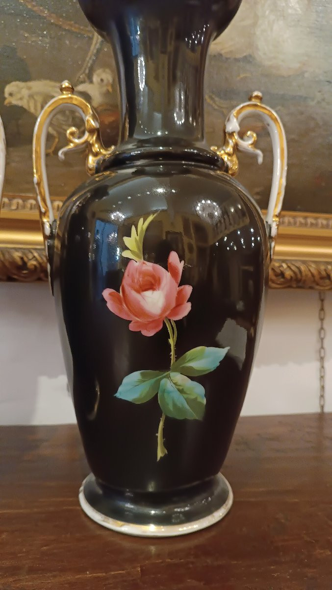 COPPIA DI VASI GINORI DOCCIA PRIMI XIX SECOLO -photo-5