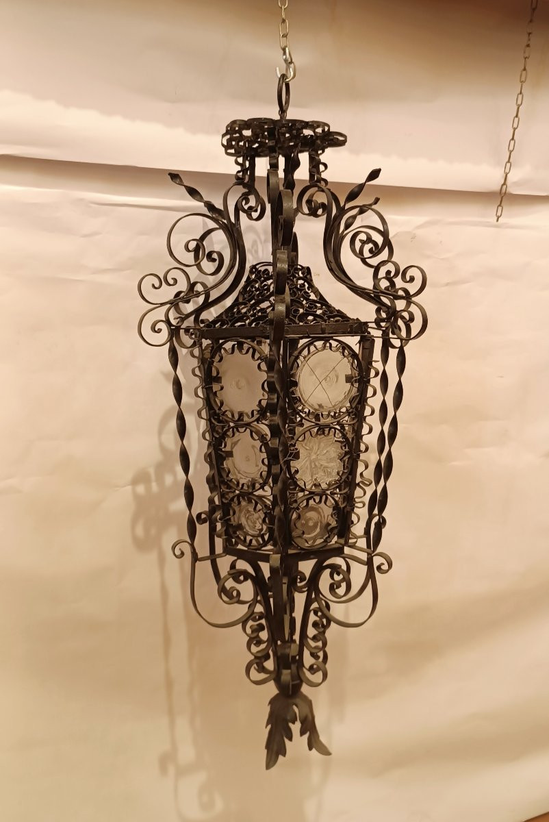 LANTERNA A SOSPENSIONE LIBERTY FINE XIX SECOLO-photo-7