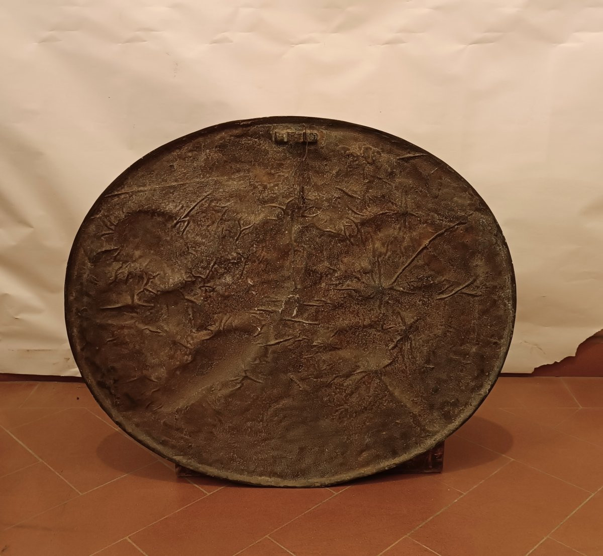 PLACCA DECORATIVA IN BRONZO CON AMORINI SECONDA META' XIX SECOLO -photo-4