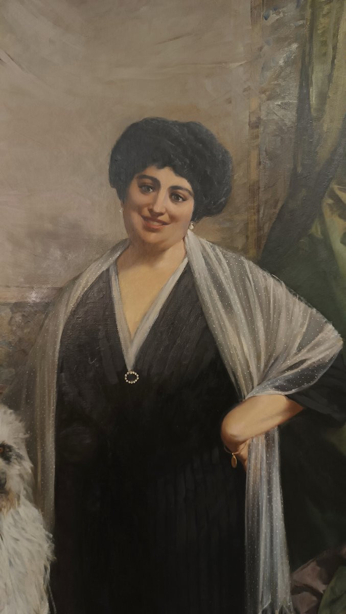 RITRATTO DI ANNA MANFRIN LAMBERTI PRIMI XX SECOLO -photo-2