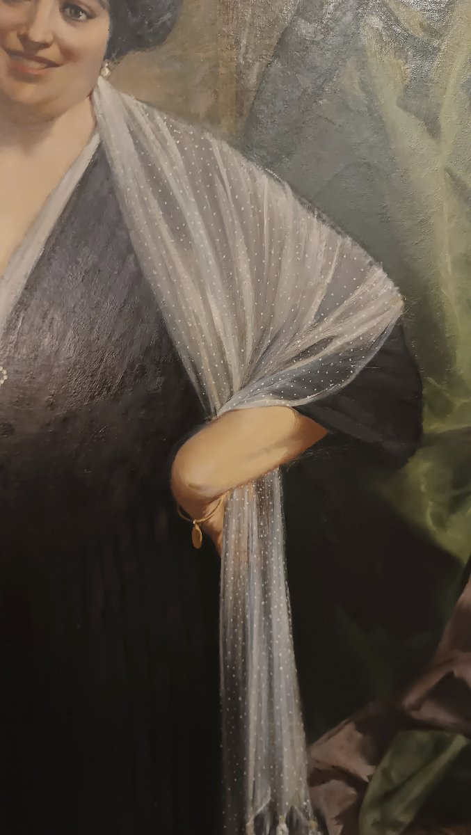 RITRATTO DI ANNA MANFRIN LAMBERTI PRIMI XX SECOLO -photo-3