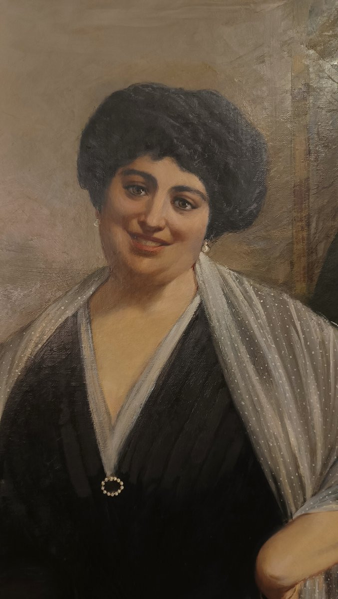 RITRATTO DI ANNA MANFRIN LAMBERTI PRIMI XX SECOLO -photo-4