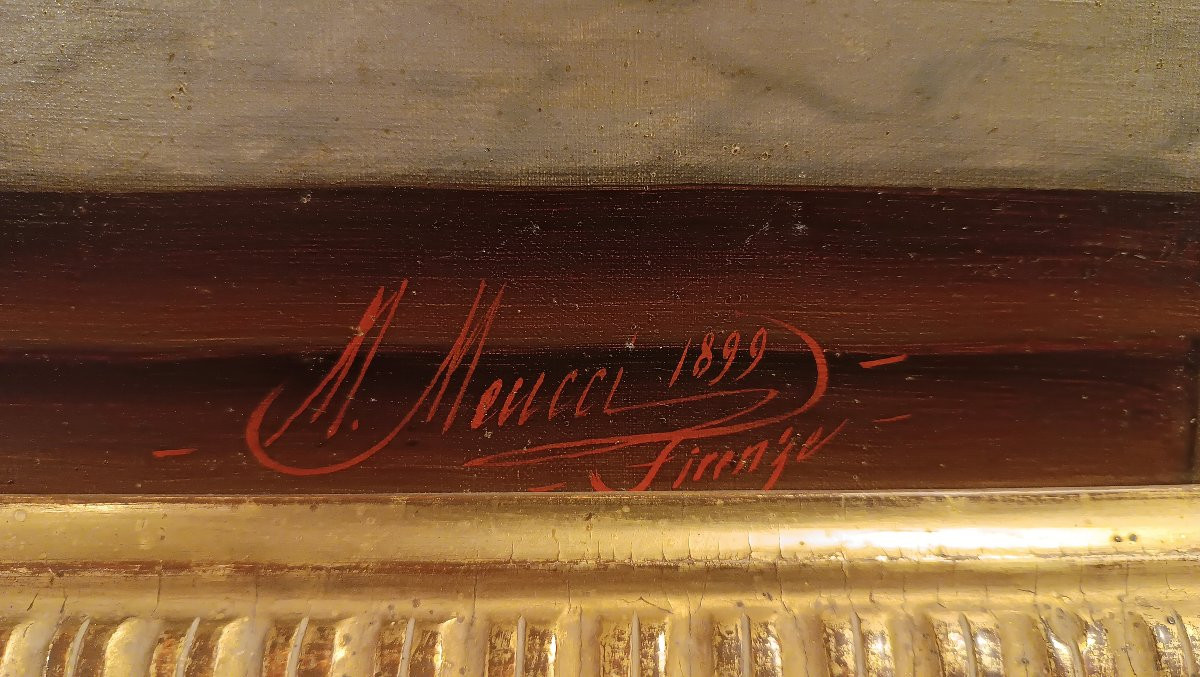 COPPIA DI NATURE MORTE MEUCCI FINE XIX SECOLO-photo-2