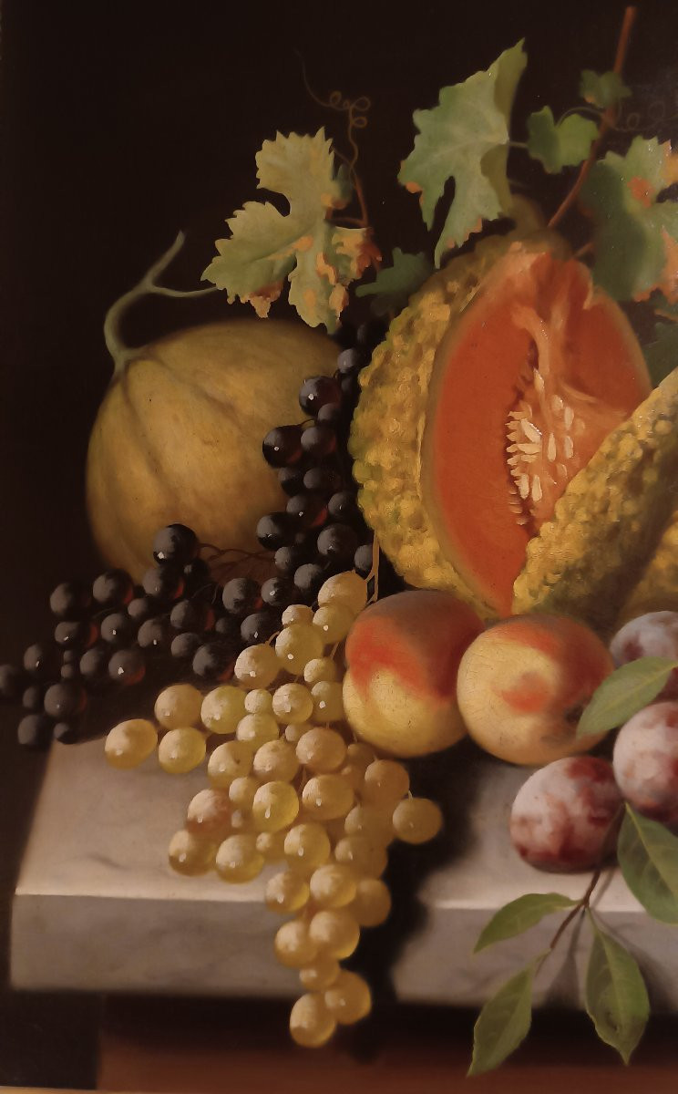 COPPIA DI NATURE MORTE MEUCCI FINE XIX SECOLO-photo-6