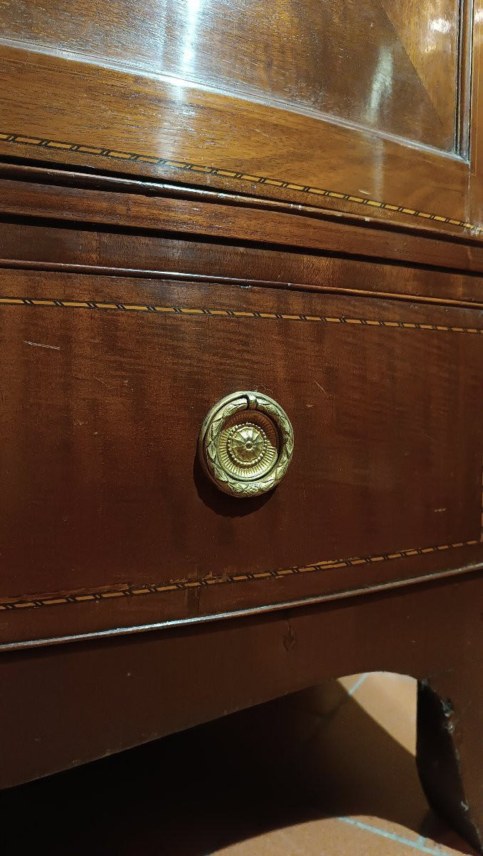 ARMADIO IN MOGANO VITTORIANO SECONDA META' XIX SECOLO -photo-3