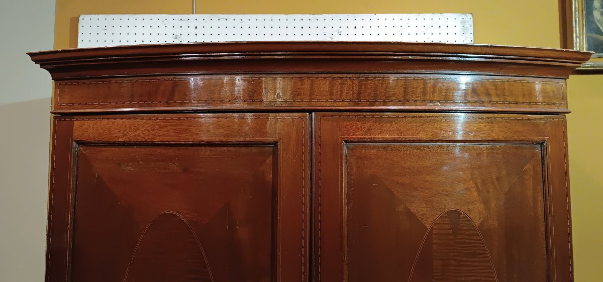 ARMADIO IN MOGANO VITTORIANO SECONDA META' XIX SECOLO -photo-5